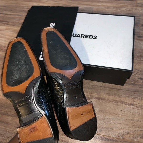 100% Real Croc Skin DSquared2 loafers - Picture 5 of 7